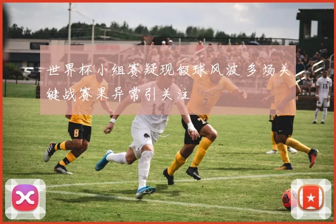 世界杯小组赛疑现假球风波 多场关键战赛果异常引关注